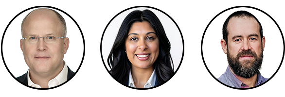 Chris Hagedorn, Preeya Mody, and Michel Morenville